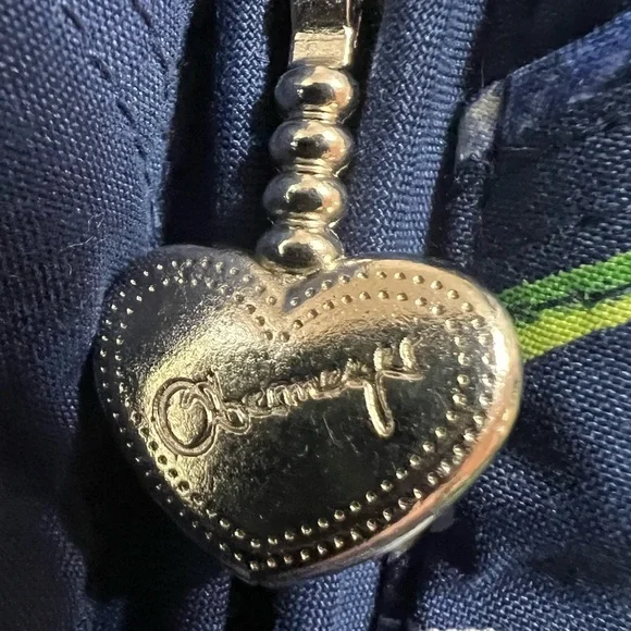 Obermeyer Iris Blue Floral Zip Front Insulated Ski Snowboard Hood Coat Women 12 - Picture 13 of 16